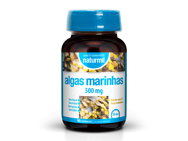 ALGAS MARINHAS 500mg 90 comprimidos - Naturmil